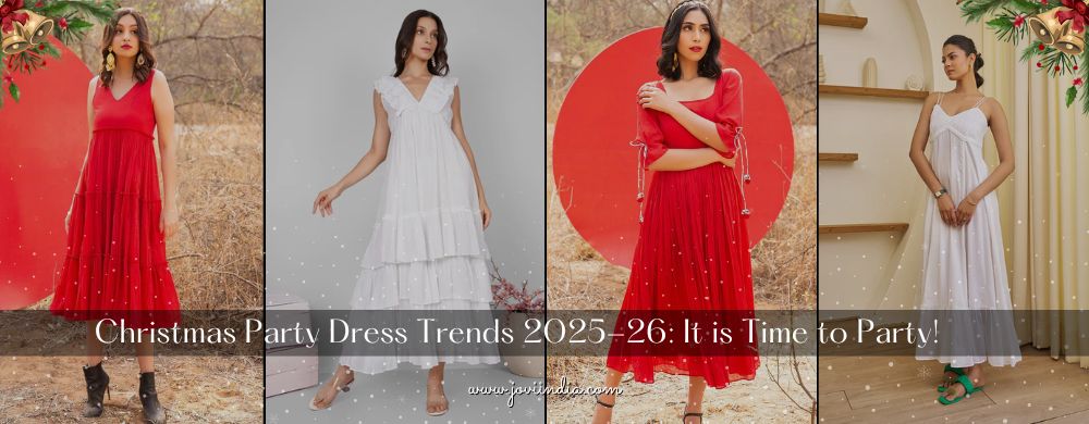 Christmas Party Dress Trends 2025-26 for Women at JOVI Fashion India