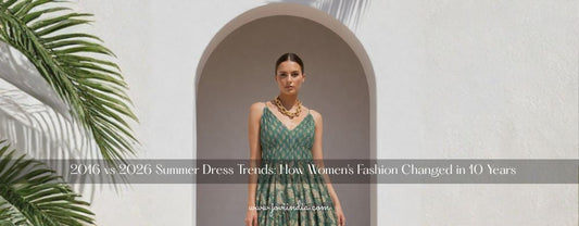 2016 vs 2026 Summer Dress Trends: How Women's Fashion Changed in 10 Years JOVI India | Jovi India