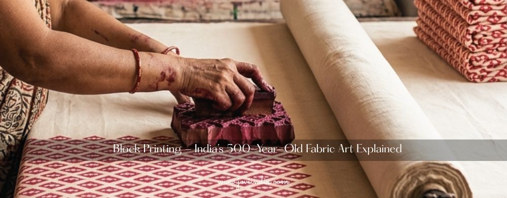 Block Printing  India’s 500-Year-Old Fabric Art Explained | JOVI India