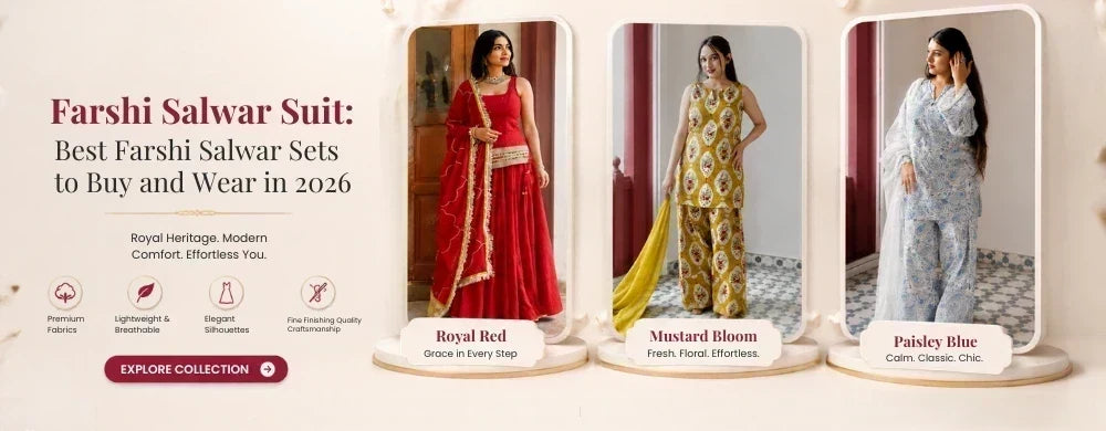 Farshi Salwar Suit Best Farshi Salwar Sets to Buy and Wear in 2026