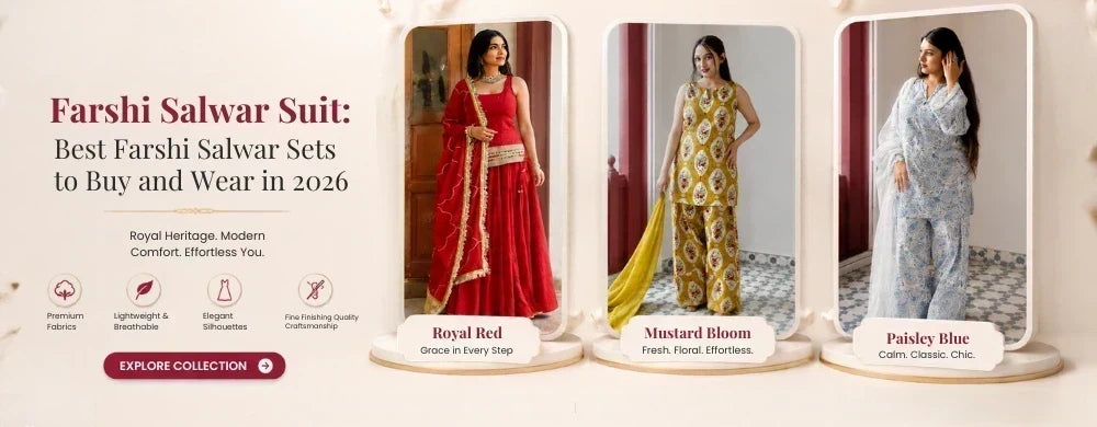 Farshi Salwar Suit Best Farshi Salwar Sets to Buy and Wear in 2026