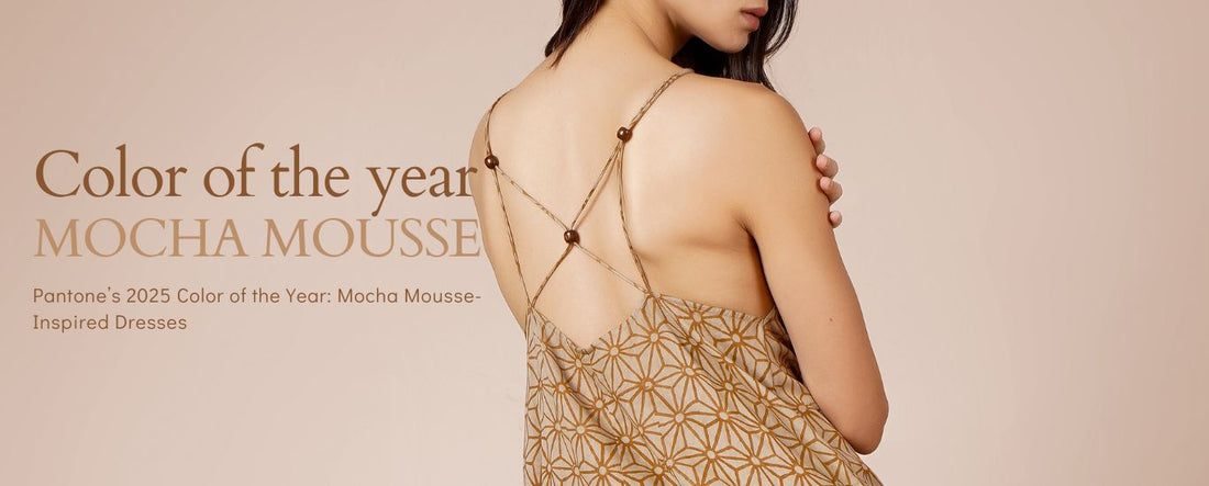 Pantone Colour of the Year Mocha Mousse-Inspired Dresses Pantone Colour of the Year Mocha Mousse-Inspired Dresses