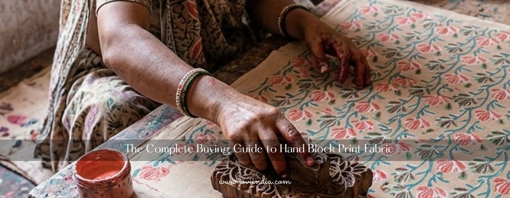 The Complete Buying Guide to Hand Block Print Fabric - JOVI India
