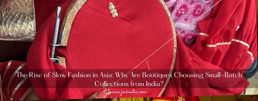 The Rise of Slow Fashion in Asia: Why Are Boutiques Choosing Small-Batch Collections from India? | Jovi Fashion India