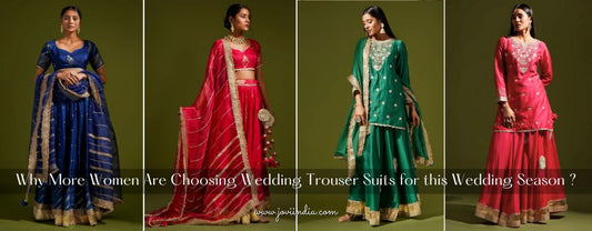 Why More Women Are Choosing Wedding Trouser Suits for Weddings Akrati Jewels Inc | Jovi Fashion India