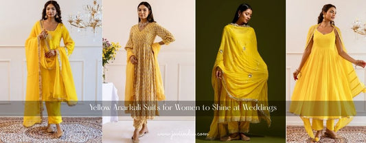 Yellow Anarkali Suits for Women to Shine at Weddings JOVI India | Jovi India