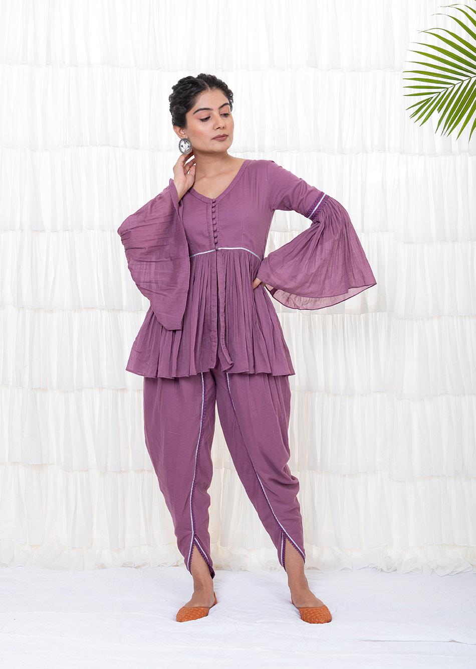 Tulip pants with peplum top new arrivals