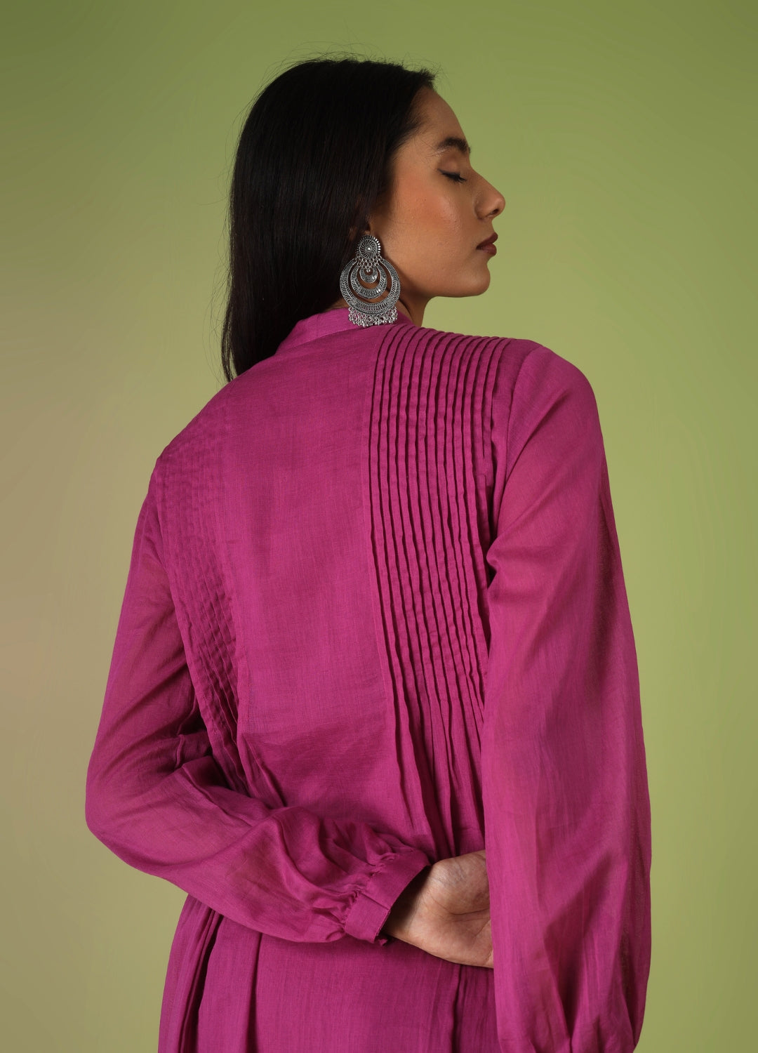 Raspberry Pintucks Suit Set | JOVI Fashion India