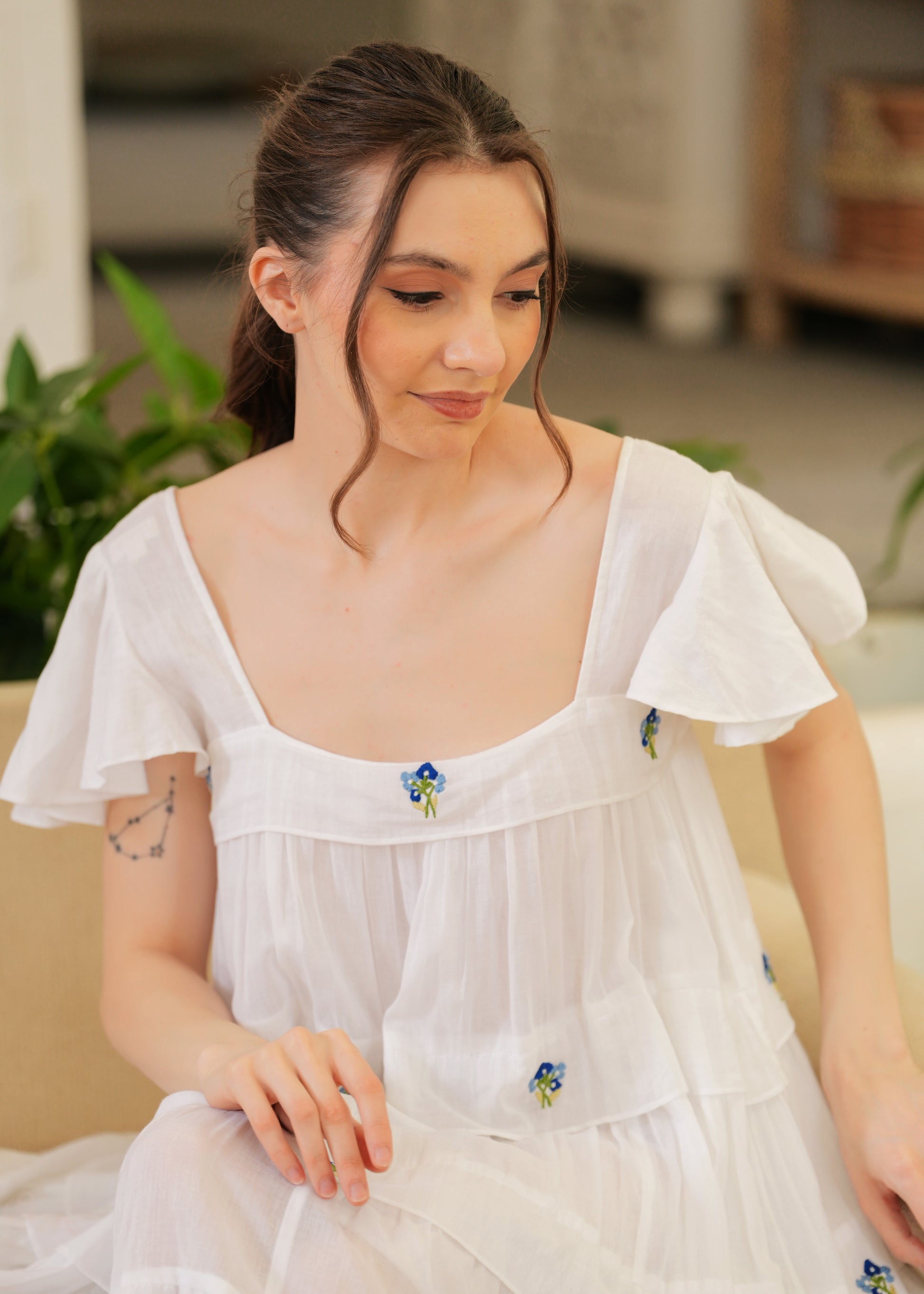 white short dress online india Buy Evania Ivory Mini Dress Online for Women from AND India S26F77DRLAC_WHITE