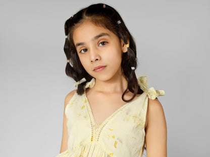 Natural Dyed Lacey Knot Dress