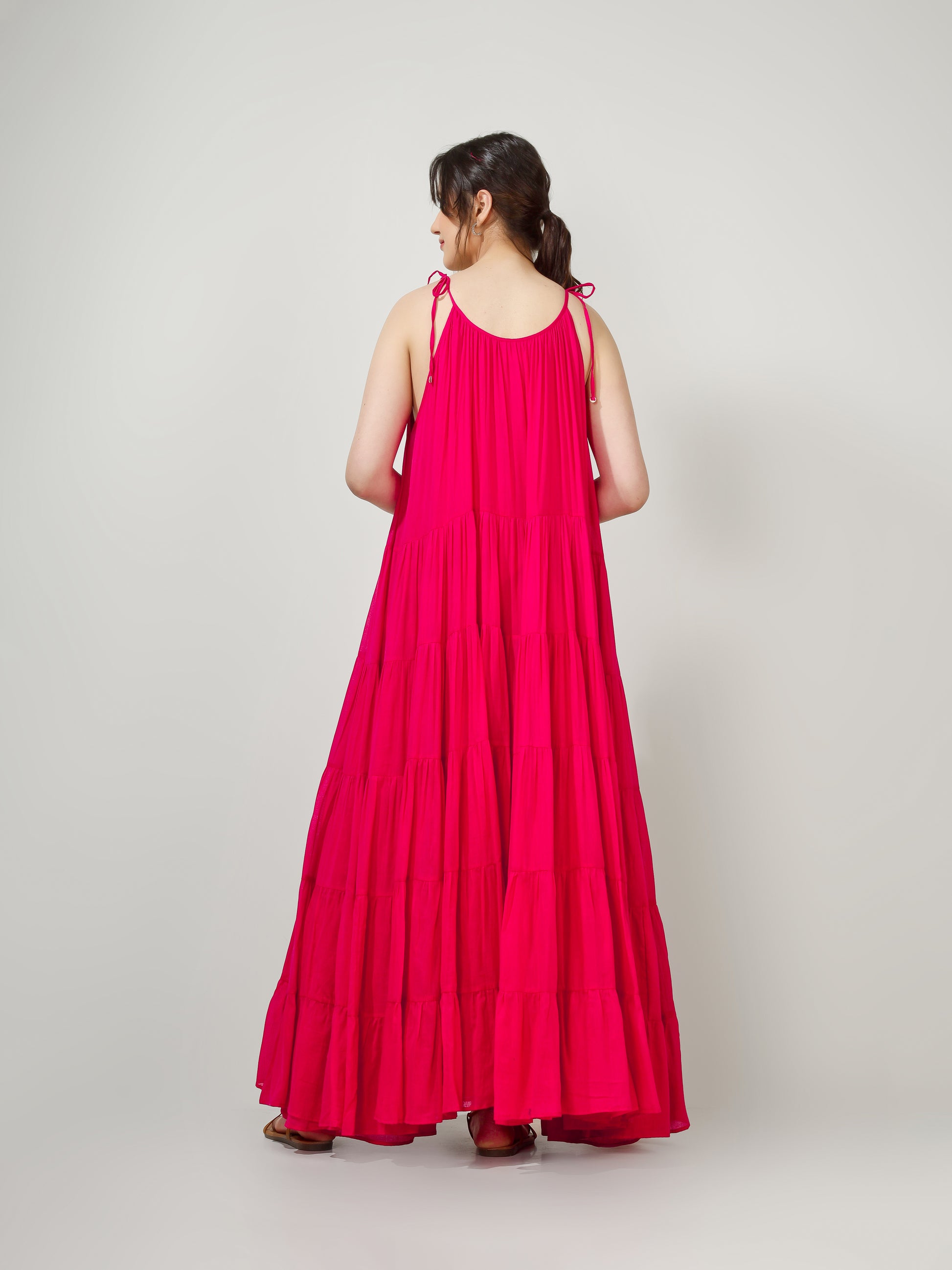 Rani Multi Tier Maxi Dress | JOVI Fashion India