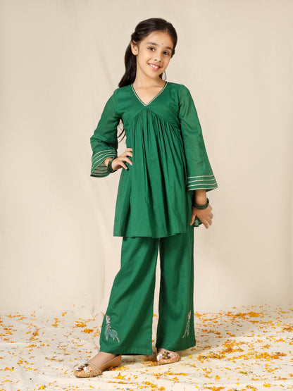 Jiyara Green Co-ord Set