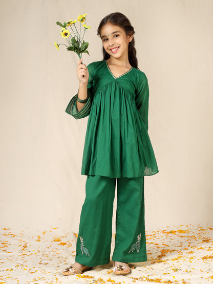 Jiyara Green Co-ord Set