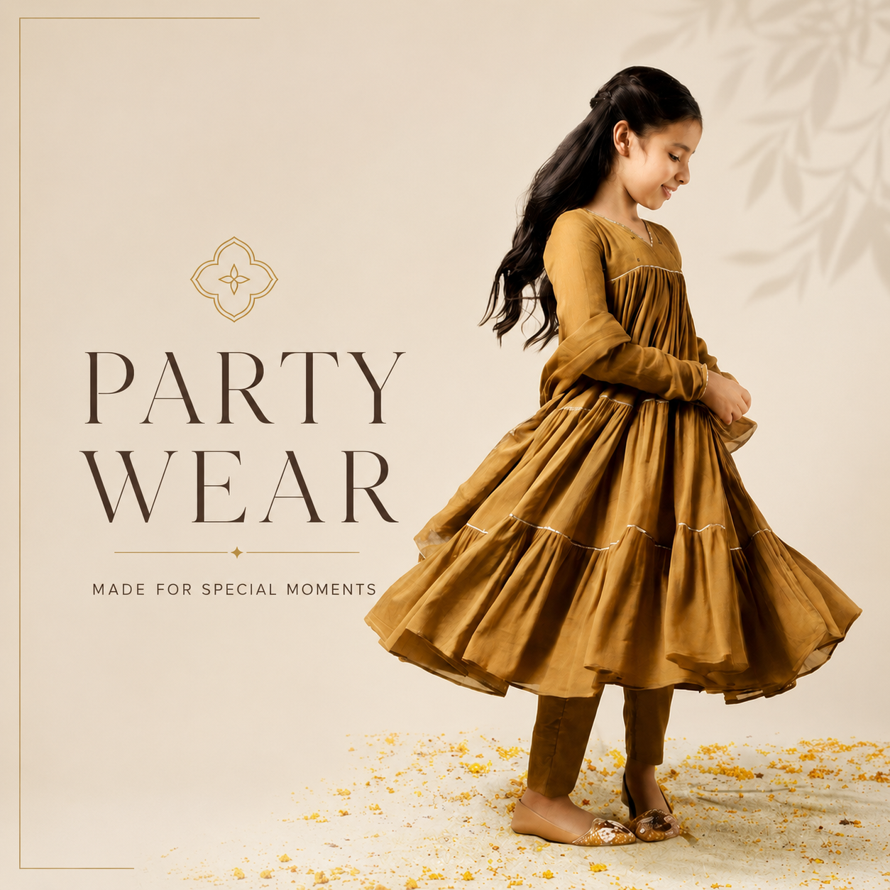 Party Wear Dress For Kids by JOVI INDIA  