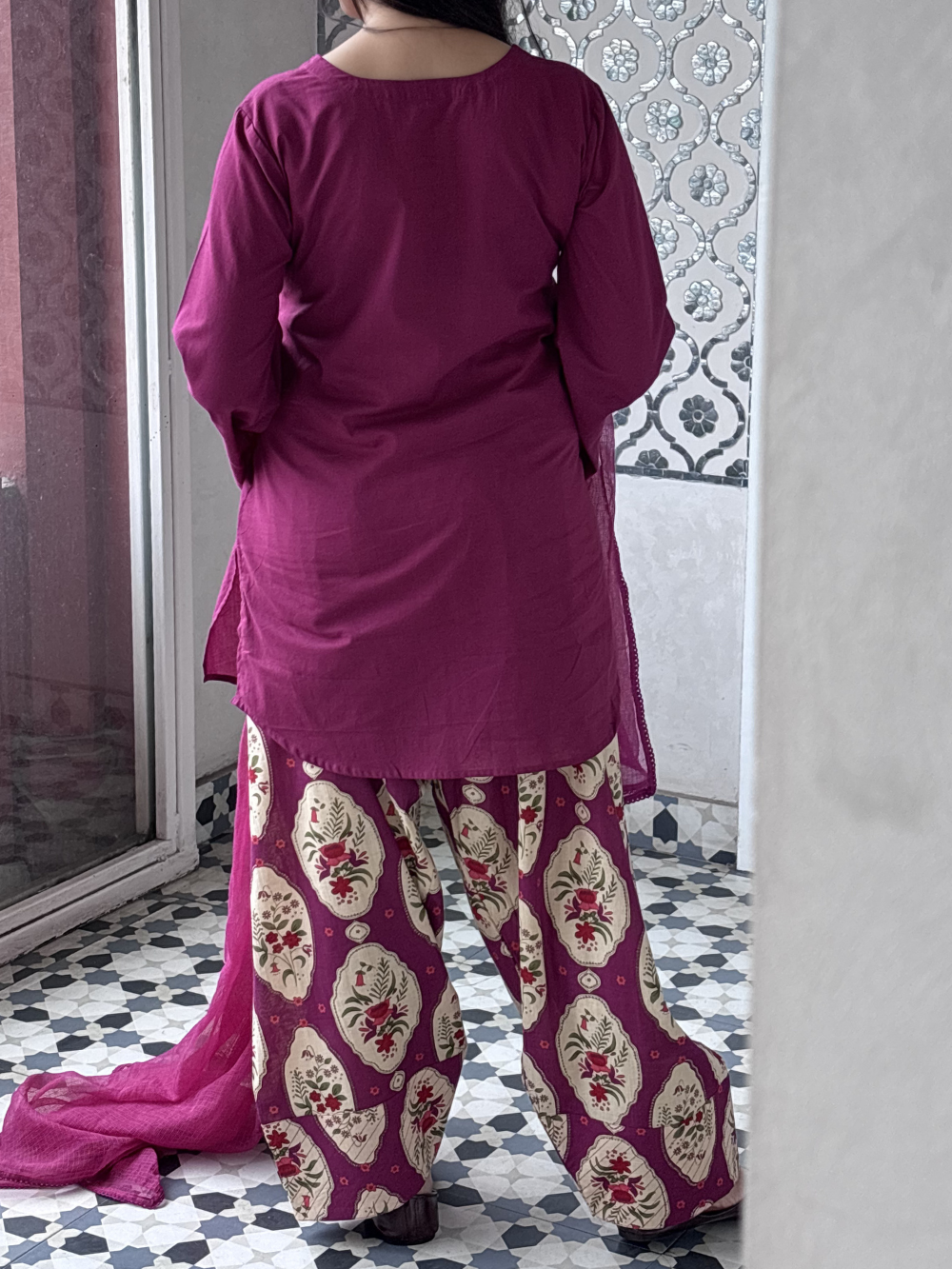 Jamuni Sleeved Farshi Set | JOVI India
