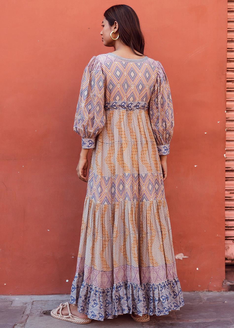Shop Best Brown Gather Slit Dress for Women Online Order Now at JOVI India Shop Best Brown Gather Slit Dress for Women Online Order Now at JOVI India